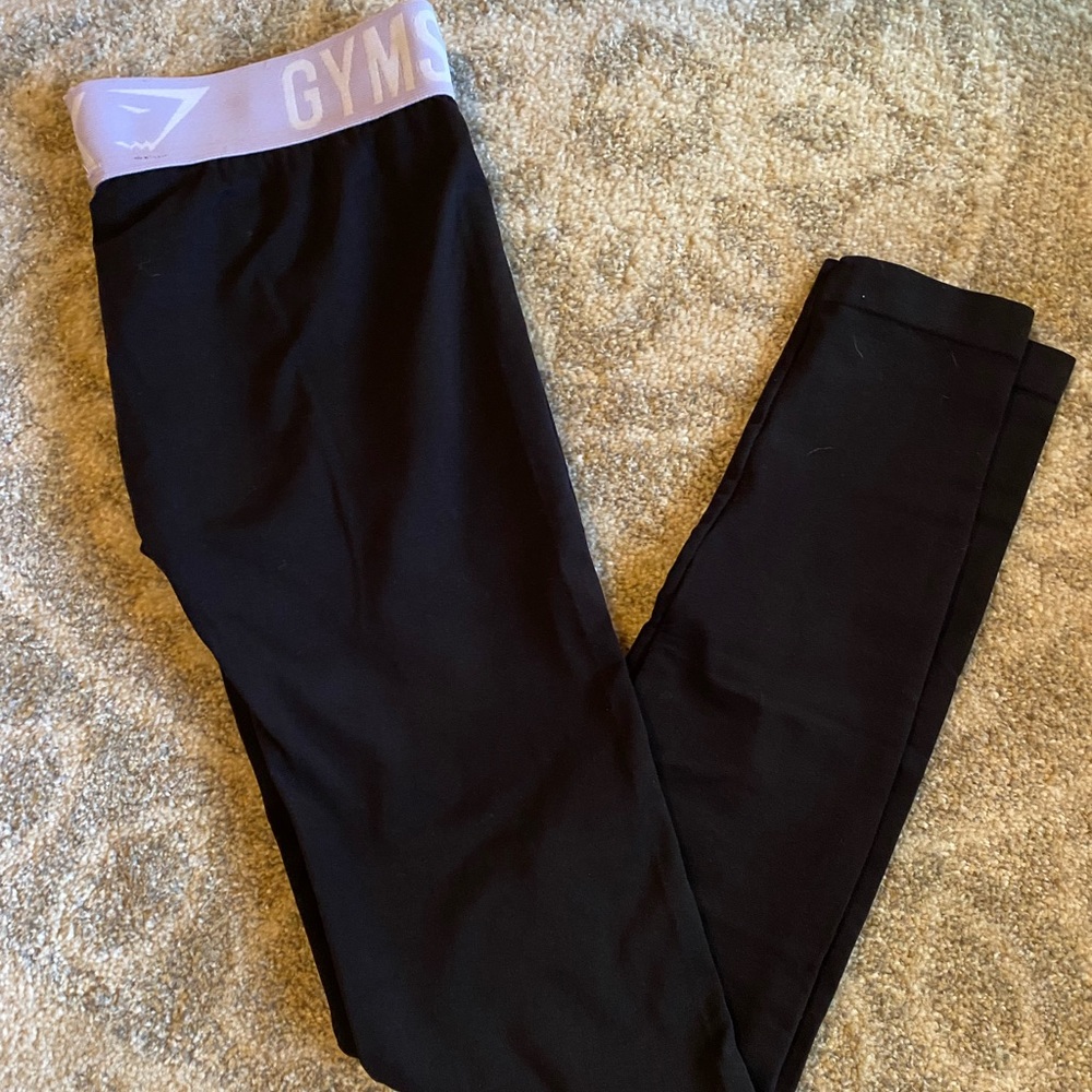 Black Gym Shark Leggings